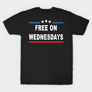 Free on Wednesdays USA FLAG T-Shirt